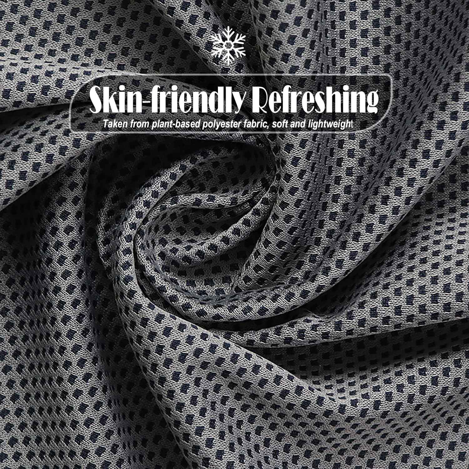 Pack of 20 Cooling Towel 40x12'' Ice Towel for Neck and Face Microfiber Chilly with Bag Breathable Yoga Gym Stay Cool Towels Sweat Rag for Workout Running Camping Pilates Beach, Dark Gray