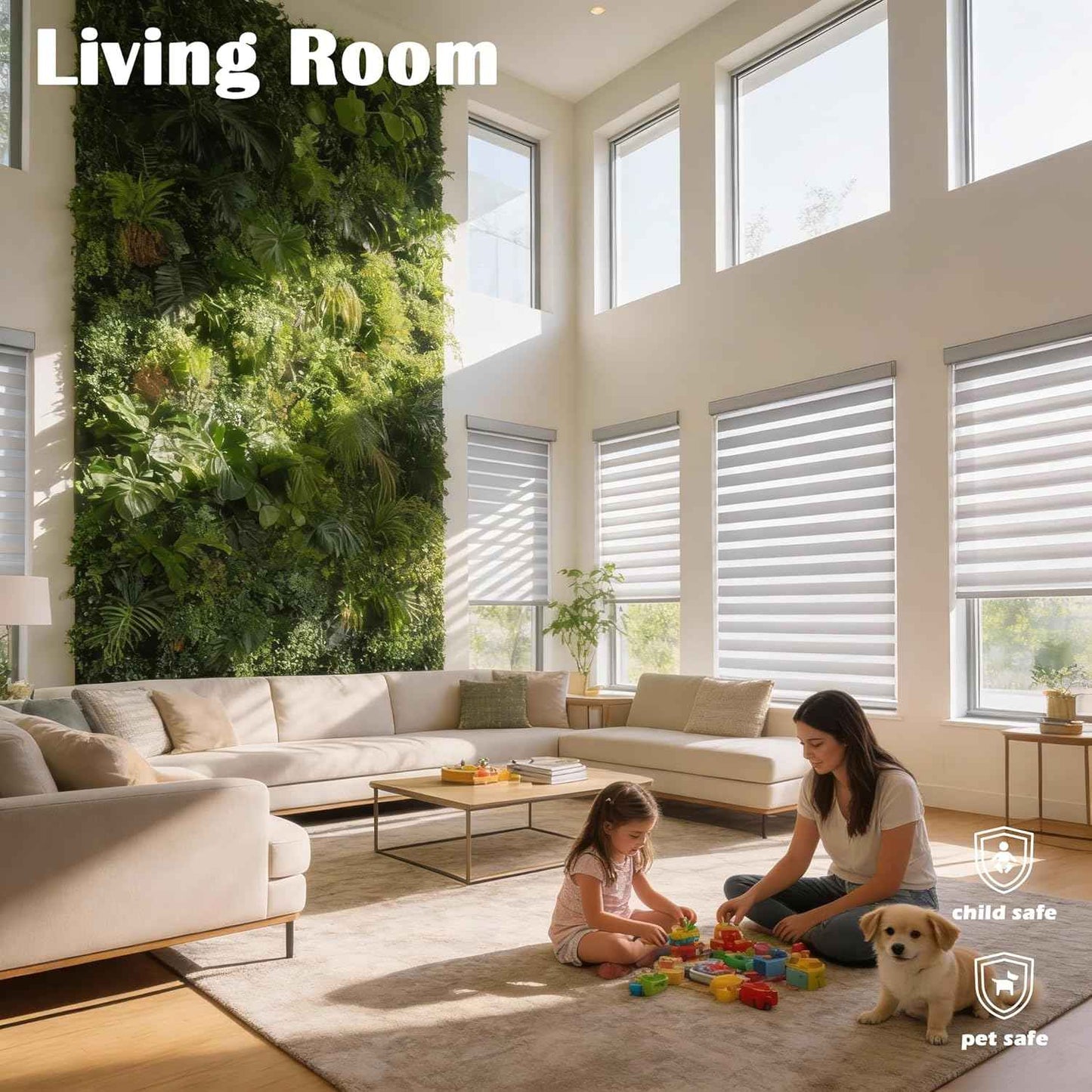 Cordless Zebra Blinds Window Blind Zebra Shade Blinds for Windows Roller Sheer Shades Privacy Light Filtering Shades for Home Kitchen Bathroom (Width 40'' X Height 72'' White)