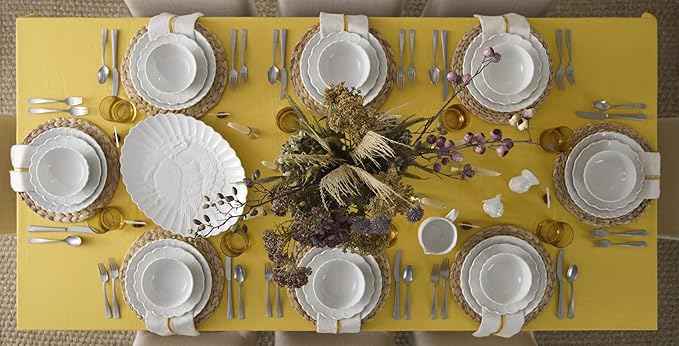 Lenox Stoneware Dinnerware Sets, French Perle Scallop White 12-Piece Dinnerware Set for 4, Service For 4, Dishwasher Safe Dishware, Dishes Set, Stoneware Dinner Plates and Bowls Sets (White, 12 Piece)