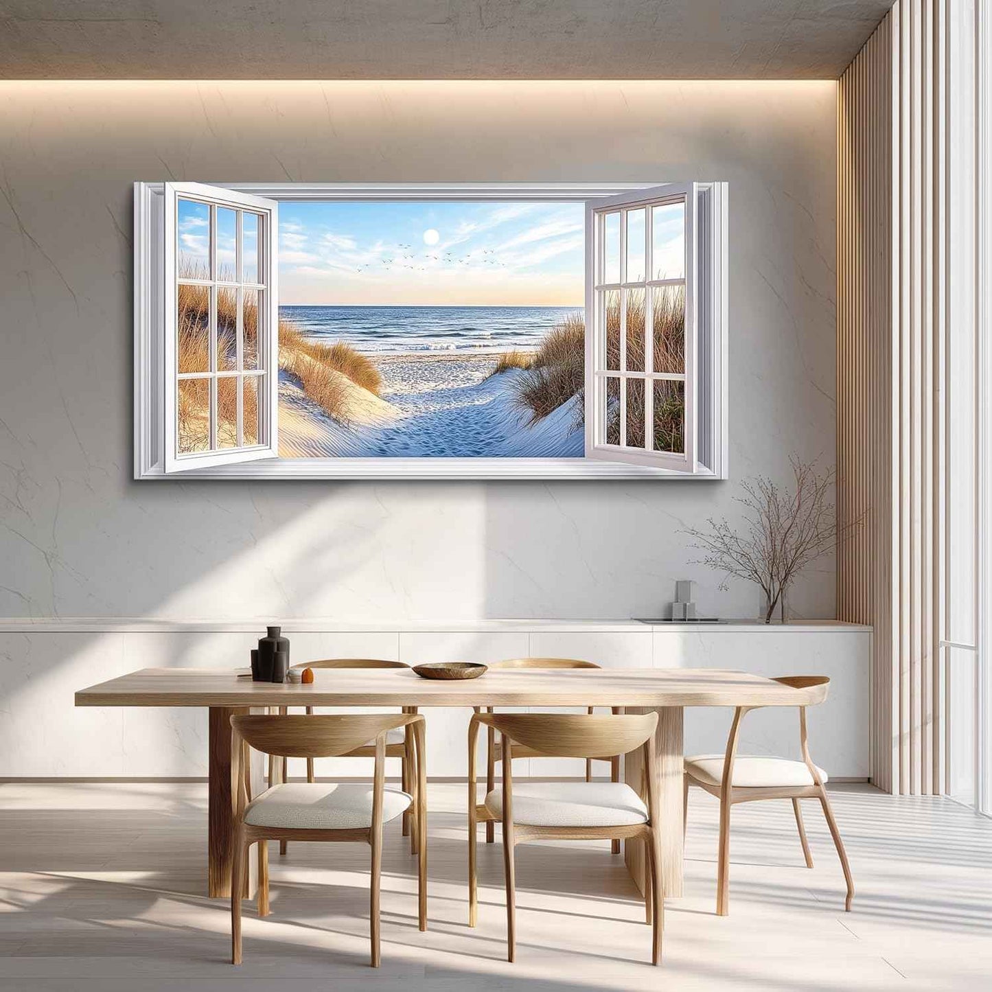 JUDASJART Canvas Wall Art For Living Room Large Wall Decor For Office Bedroom Decorations Coastal Beach Landscape Pictures Farmhouse Painting Artwork Room Wall Mural Aesthetic Home Decor 30x60 In