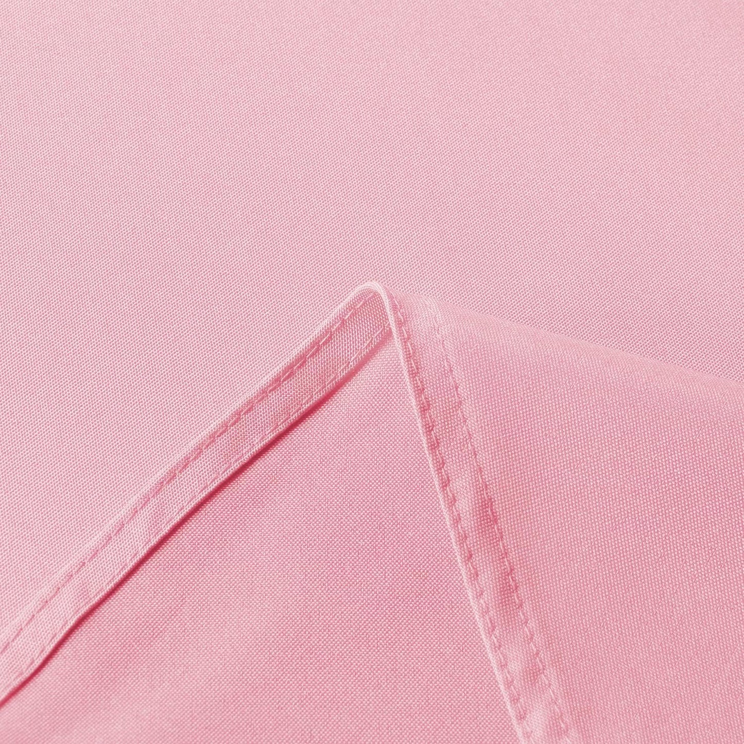 sancua Rectangle Tablecloth - 60 x 60 Inch - Stain and Wrinkle Resistant Washable Polyester Table Cloth, Decorative Fabric Table Cover for Dining Tables, Buffet Parties and Camping, Pink