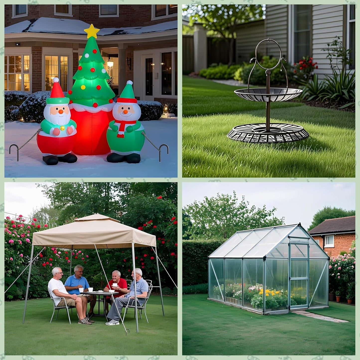 VVOKGO Rebar Stakes 24 Inch J Hook Heavy Duty Ground Anchors (8pcs), 3/8 Inch Diameter Metal Steel Extra Long Fence Stakes with Chisel Point End for Greenhouse, Gazebo, Carport, Camping Tents, Black