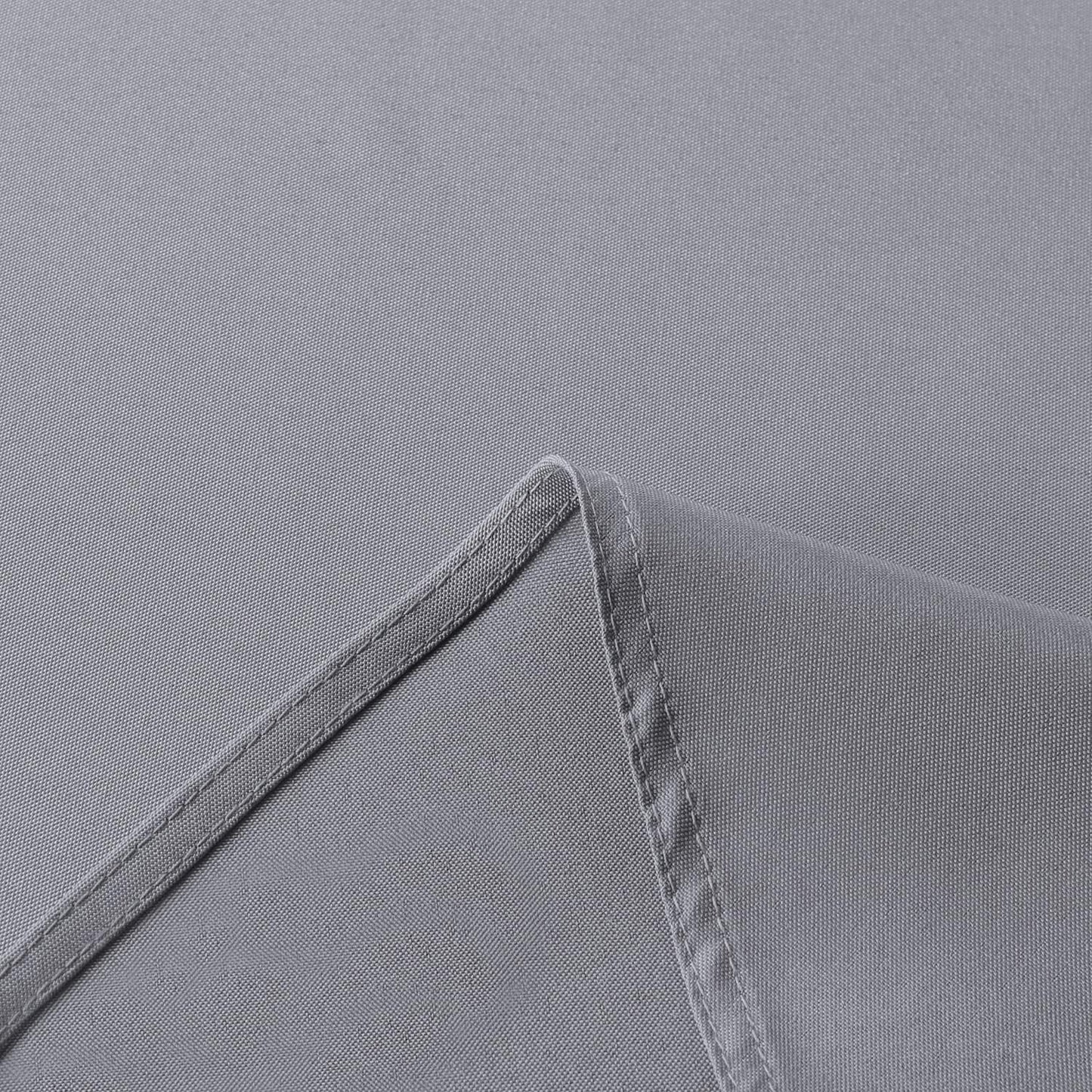 sancua Rectangle Tablecloth - 70 x 120 Inch - Stain and Wrinkle Resistant Washable Polyester Table Cloth, Decorative Fabric Table Cover for Dining Tables, Buffet Parties and Camping, Light Grey