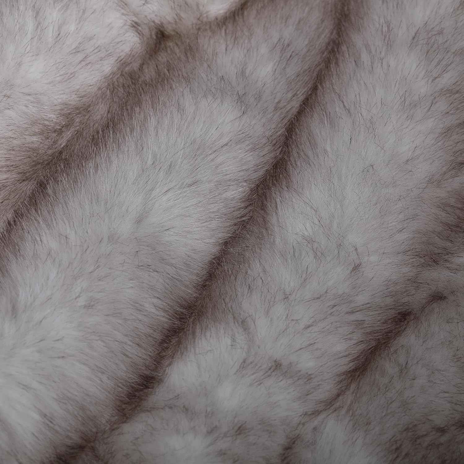 Halloscume 48 Inch Thick Faux Fur Christmas Tree Skirt, Plush Luxury Soft Tree Skirt for Home Xmas Party Holiday Indoor Decor(48-inch,2.6 Lb/ 1200 g,White and Coffee)