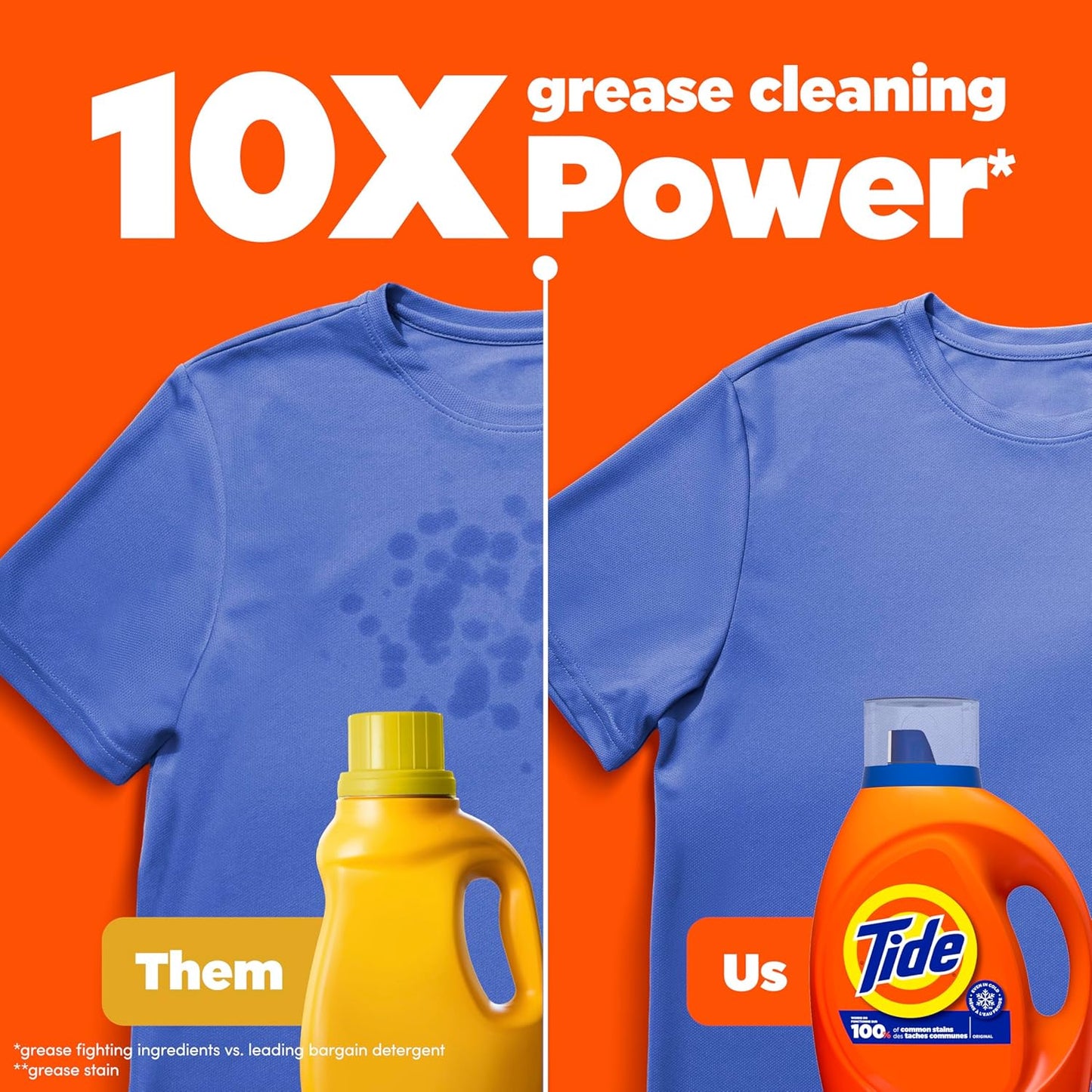 Tide Laundry Detergent Liquid, Original Scent, HE Compatible, 100 Loads, 132 fl oz, Tide Laundry Detergent, Liquid Laundry Detergent (Packaging May Vary)