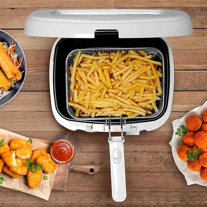 Alpina Deep Fryer, Deep Fryer, 1800 Watt, 2.5 L, All 190 °C, White