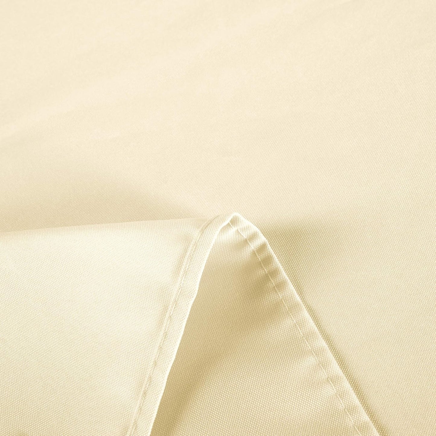 sancua Rectangle Tablecloth - 60 x 120 Inch - Stain and Wrinkle Resistant Washable Polyester Table Cloth, Decorative Fabric Table Cover for Dining Tables, Buffet Parties and Camping, Beige