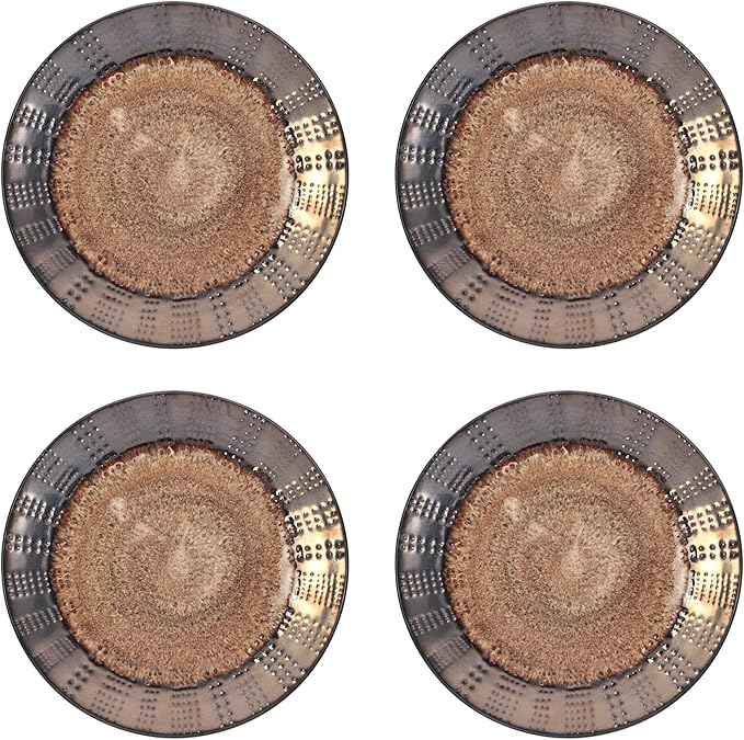 Mikasa Gourmet Basics Verona 16-Piece Stoneware Dinnerware Set, Service for 4, Includes Dinner Plates, Salad Plates, Soup Bowls and Mugs, Dishwasher and Microwave Safe