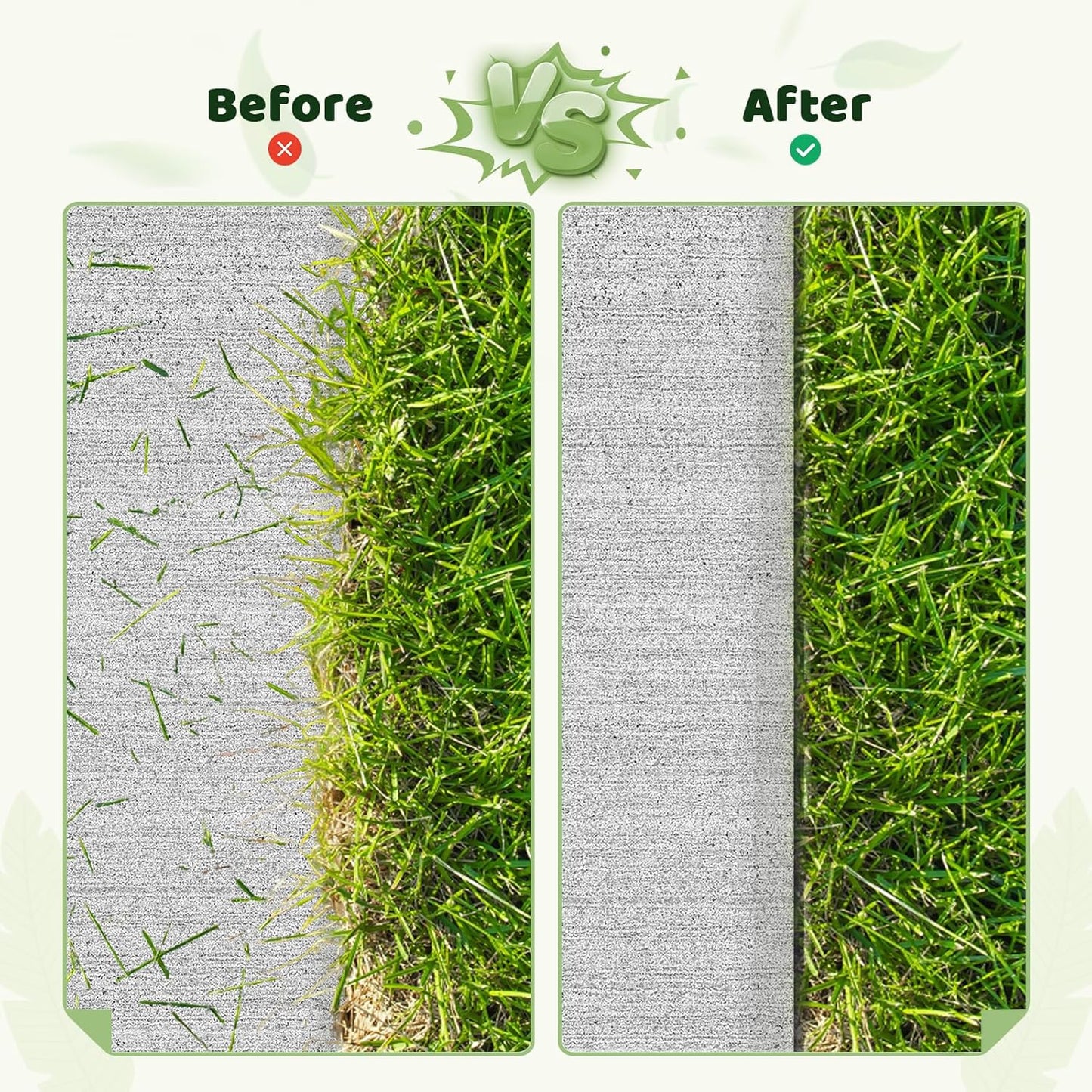 Landscape Edging - 2 Inch x 33FT Garden Border with 100 PCS Spikes, Plastic Lawn Edging for Flower Bed, Pathway and Yard(Black)