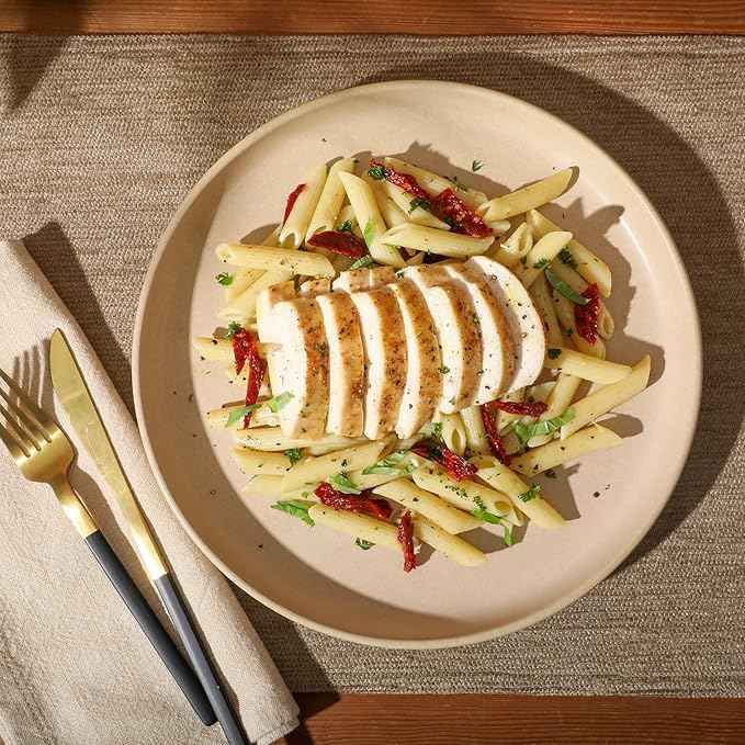 Gibson Elite Pasco 12 Piece (Service for 4) Plates and Bowls Reactive Glaze Dishes Stoneware Ceramic Dinnerware Set - Taupe