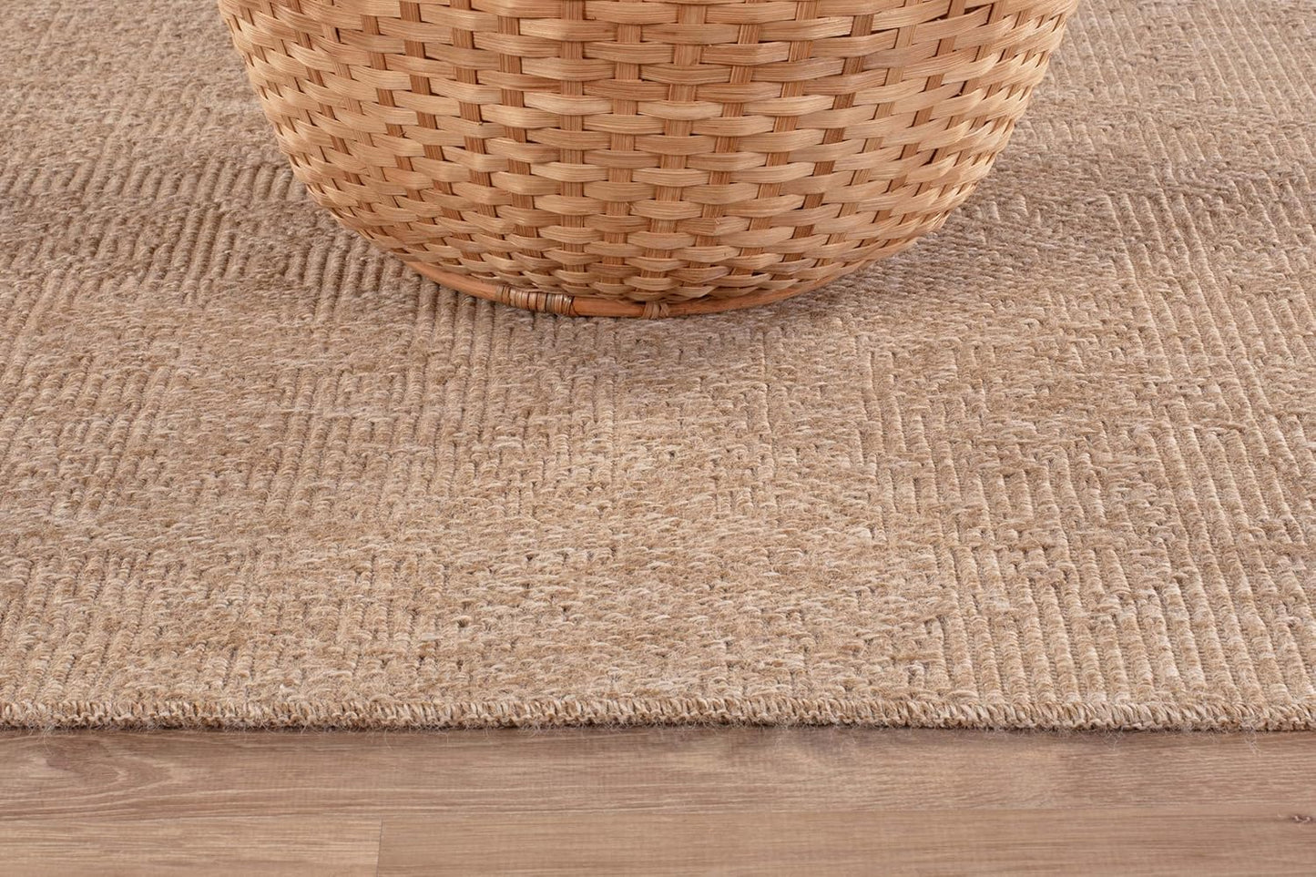 Washable Easy Jute Rug 8x10, Indoor Outdoor Rugs Natural Color Farmhouse Area Rugs for Living Room, Kitchen Rug High Traffic Area, Easy to Clean Solid Boho Woven Design Outside Carpet (8 X 10 Natural)