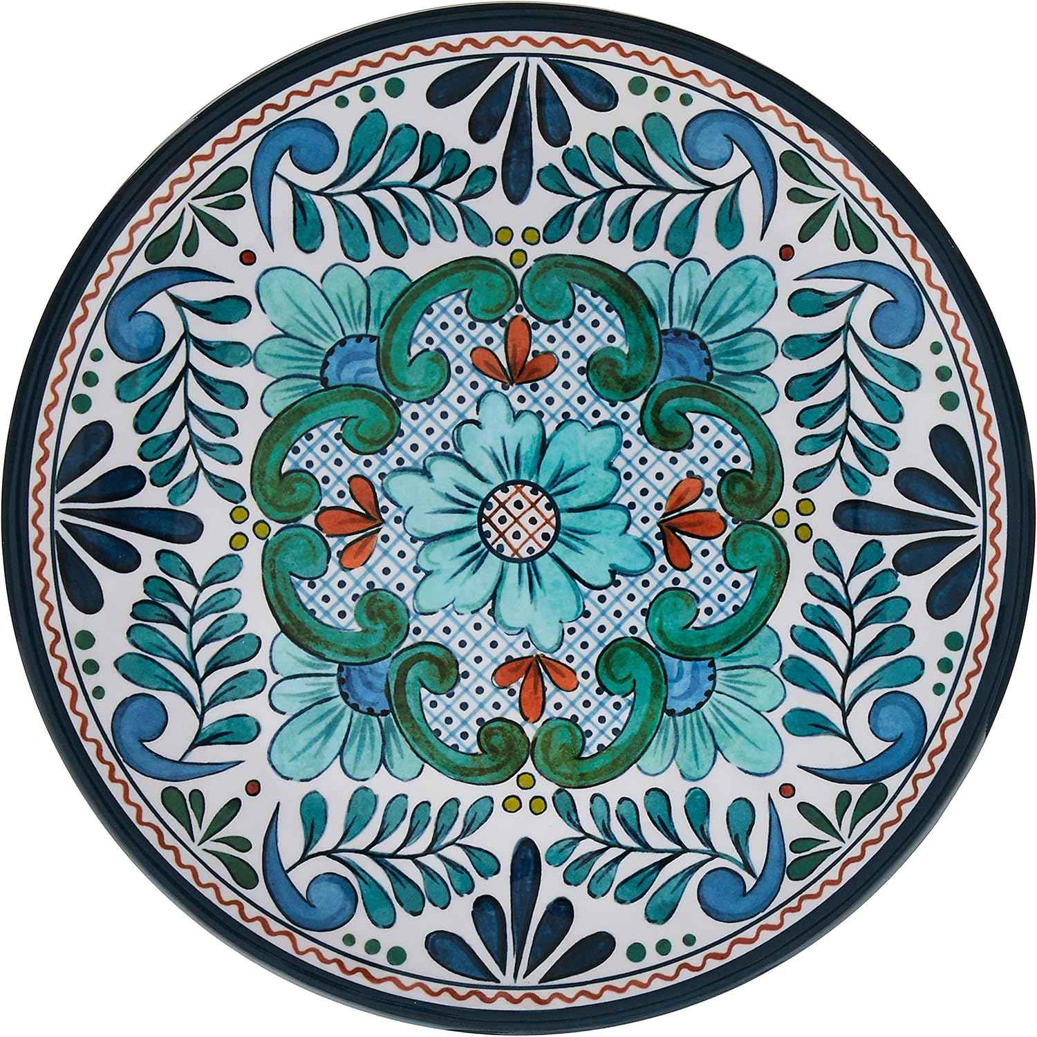Certified International - 20286Set/6 Certified International Talavera 9" Salad/Dessert Plate, Set of 6, 9 Inches, Multicolor