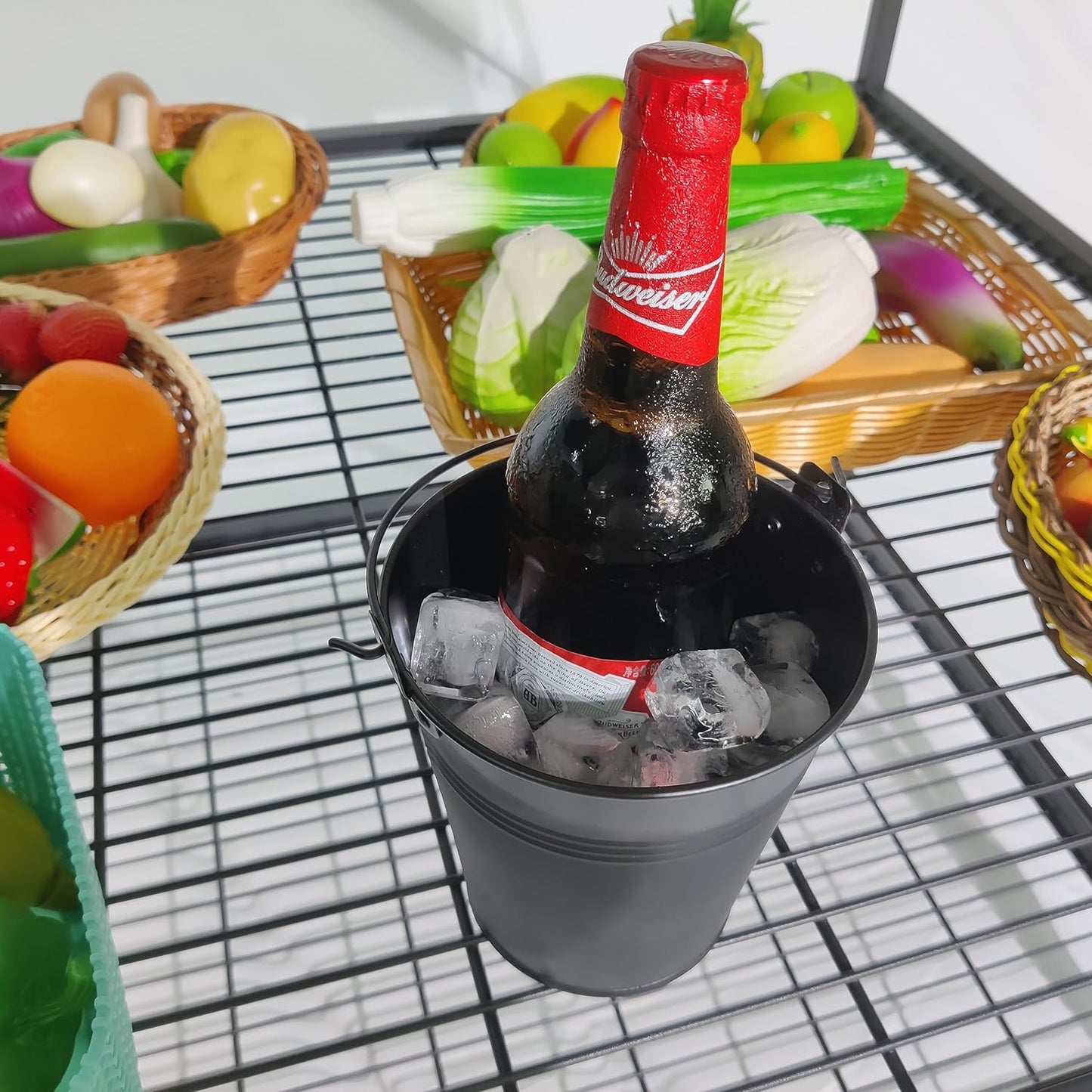 Stainless Steel 3-Tier Mobile Cart for Outdoor Grills & Pizza Ovens