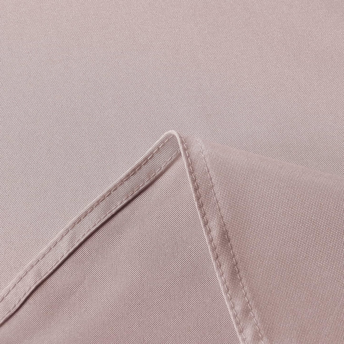 sancua Rectangle Tablecloth - 54 x 120 Inch - Stain and Wrinkle Resistant Washable Polyester Table Cloth, Decorative Fabric Table Cover for Dining Tables, Buffet Parties and Camping, Blush