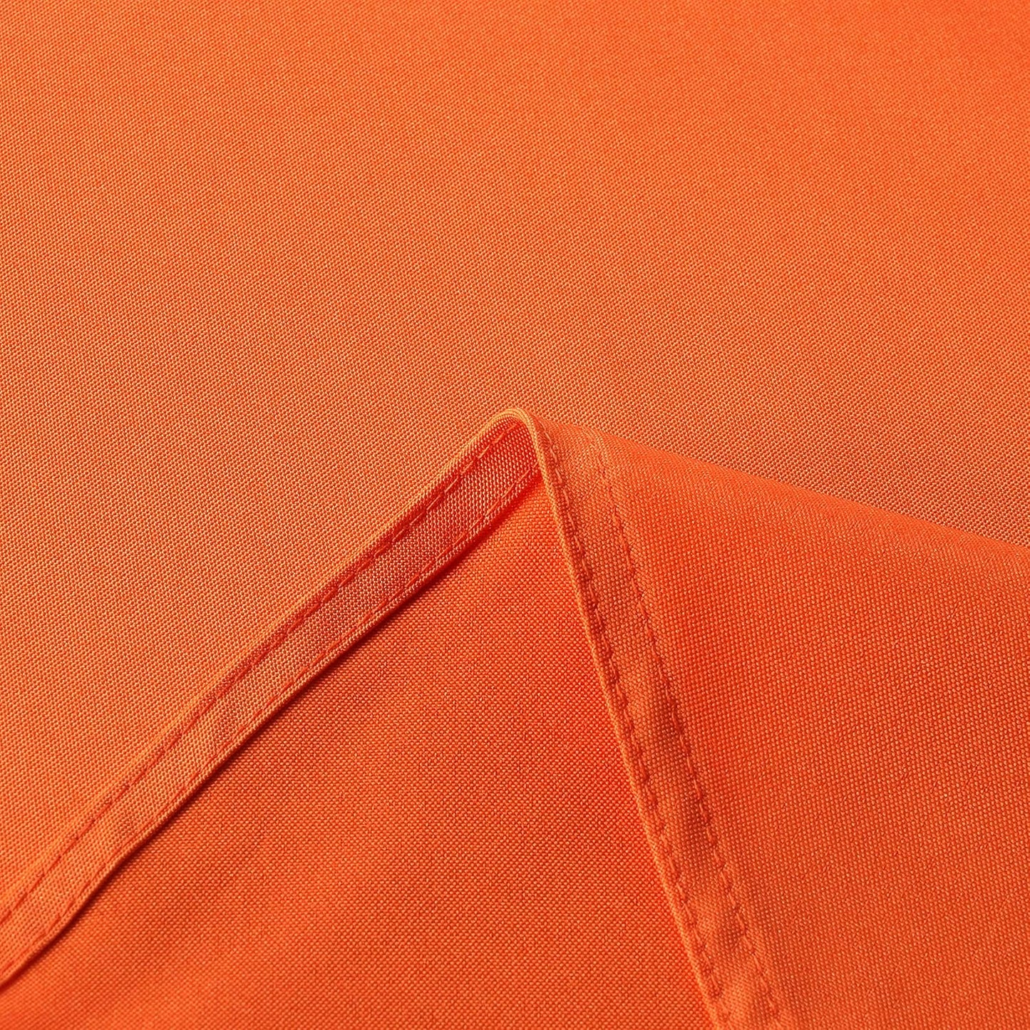 sancua Rectangle Tablecloth - 60 x 84 Inch - Stain and Wrinkle Resistant Washable Polyester Table Cloth, Decorative Fabric Table Cover for Dining Tables, Buffet Parties and Camping, Orange